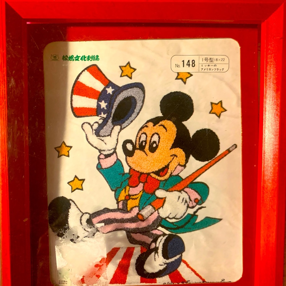 Mickey and Minnie Mouse needlepoint patterns.